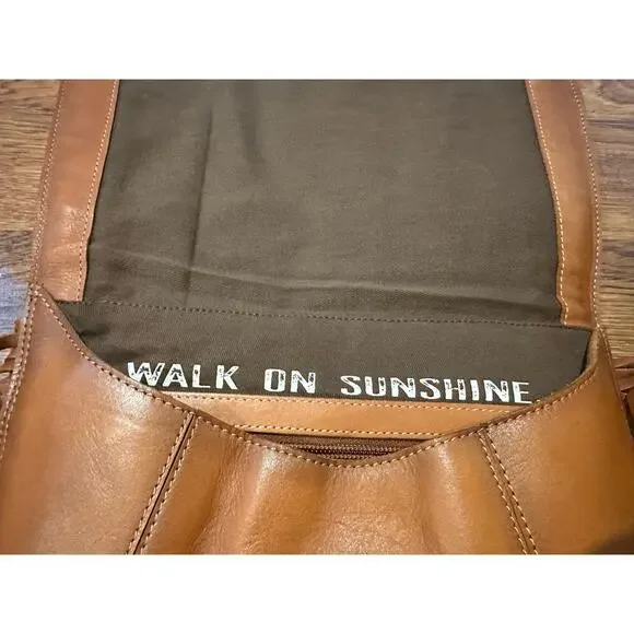 STS Ranchwear Wayfarer Selah Leather Fringe Crossbody Bag Whiskey Western Boho - Picture 10 of 16